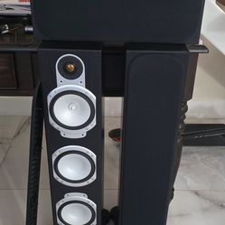 Monitor Audio 5 speakers and Onkyo receiver