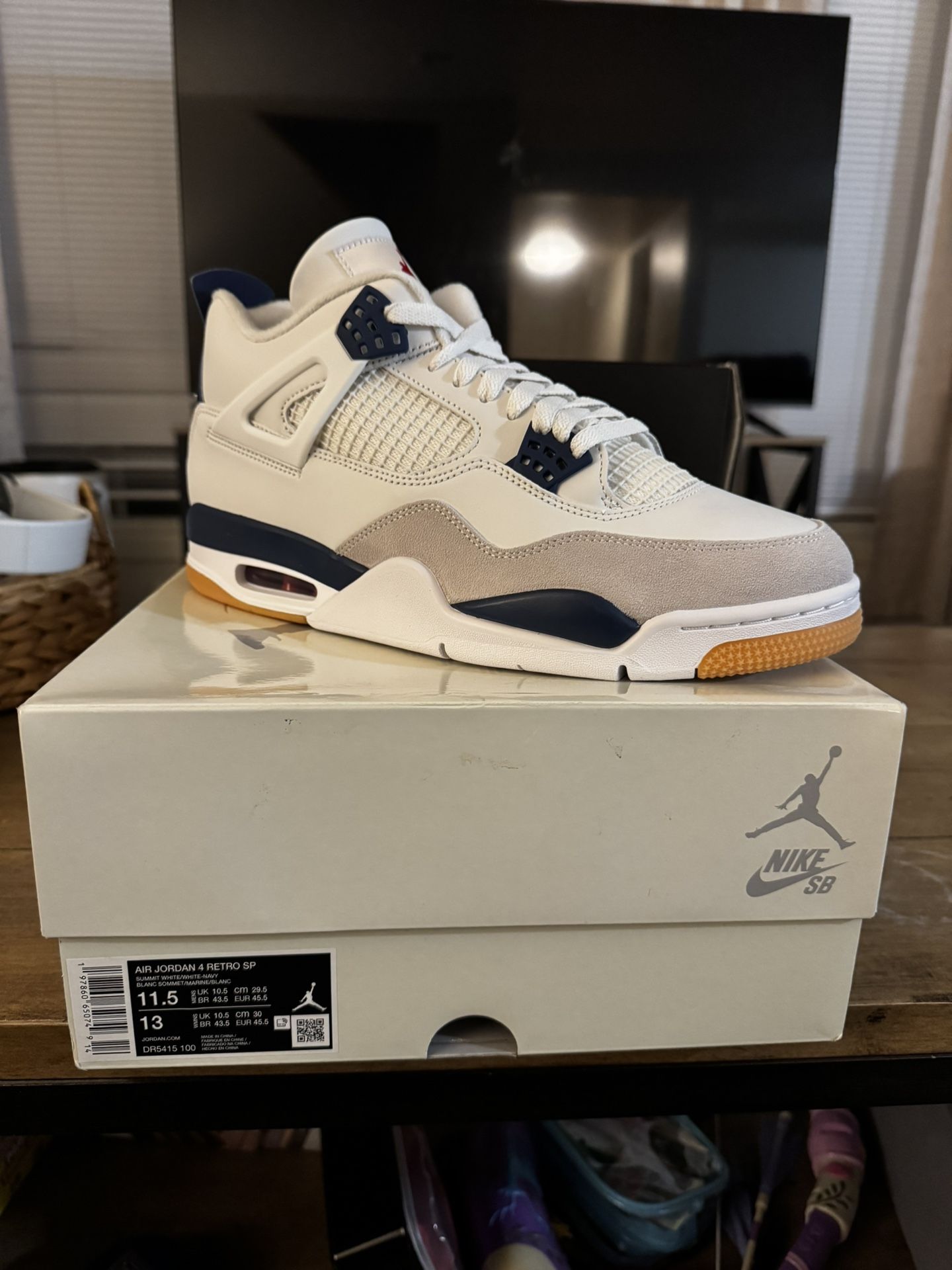 Jordan 4 Sb Navy