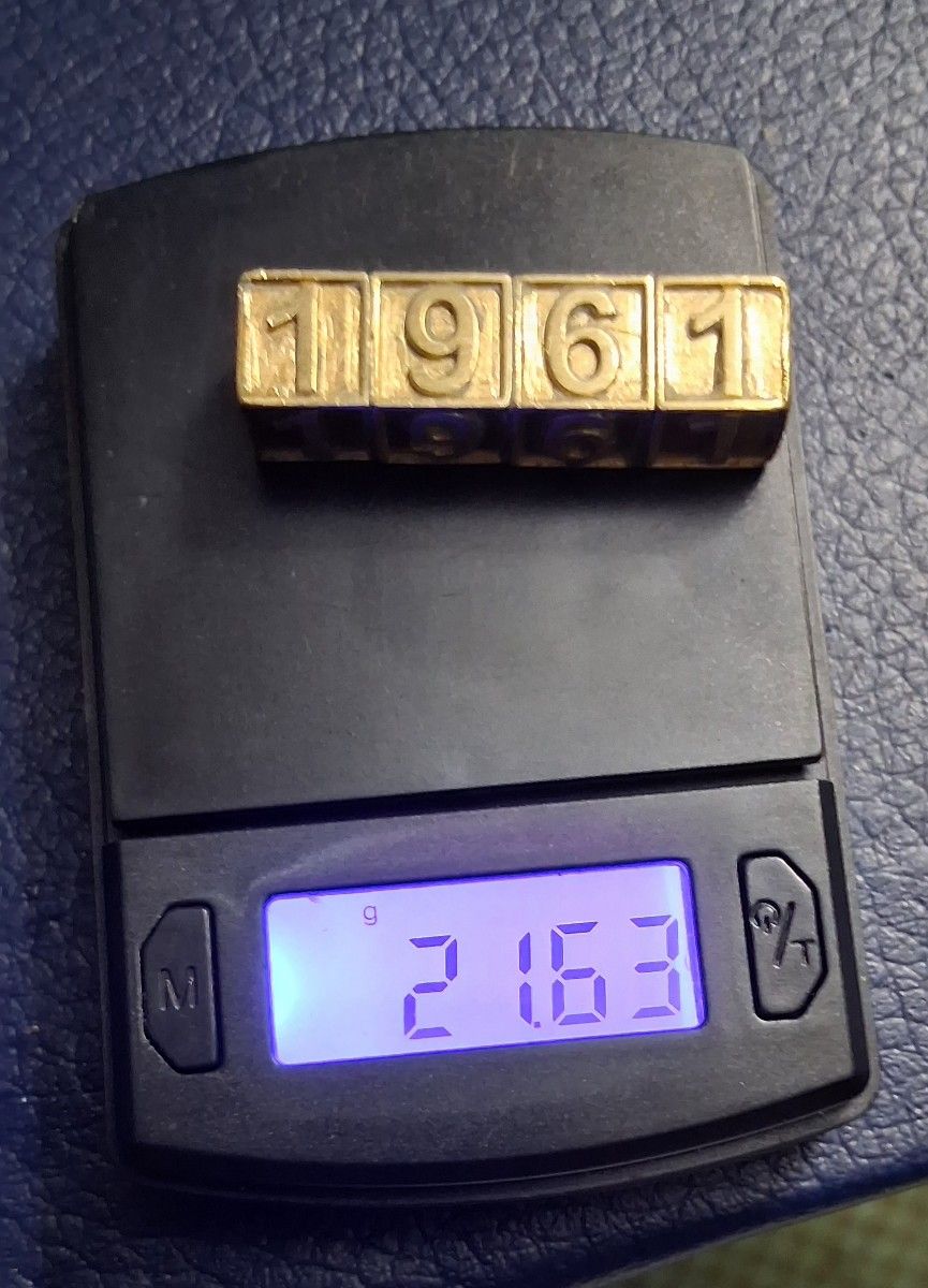 14k Date Block