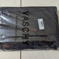 Vaschy 17" Vintage Laptop Shoulder Bag Briefcase 