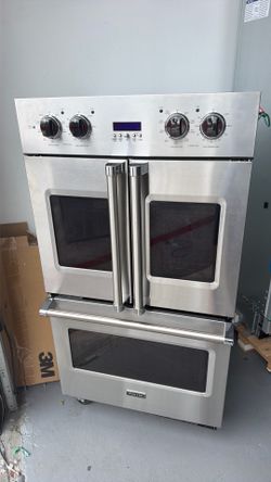 Viking Double Electric Wall Oven 30” Inch French Door