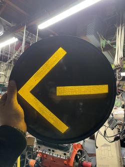 Old Glass Street Light Lens