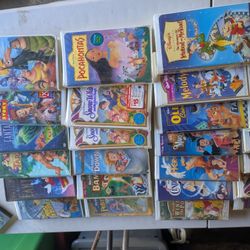 (40) DISNEY Classic  /  Masterpiece Collection VHS Tapes