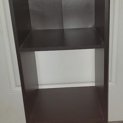 3-Tier Brown Wood Bookshelf/Plant Display Shelf
