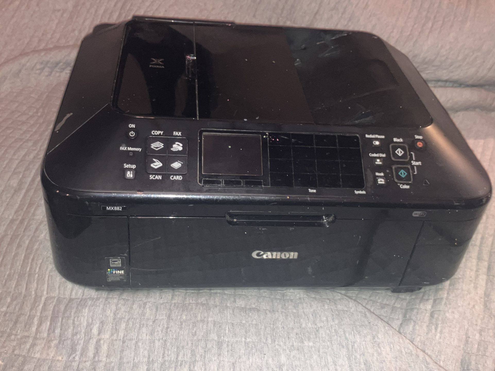 Canon PIXMA MX882 All-In-One Inkjet Printer TESTED