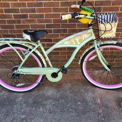 Kent margaritaville 26 inch online pineapple women's cruiser bike