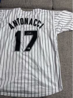 Sam Antonacci Signed Autograph Custom Jersey-Beckett Coa-Chicago White Sox
