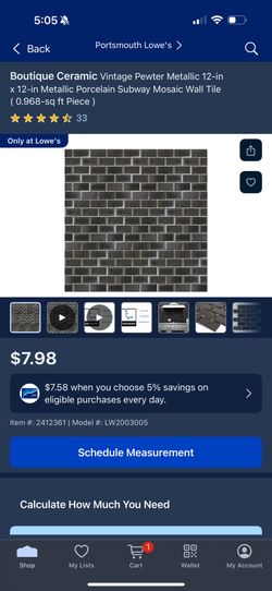 Brand New Tile In The Box