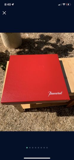 Baccarat Crystal Serving Plate (New in Box)