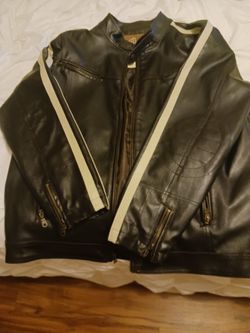 Leather Motorcycle Jacket Xl