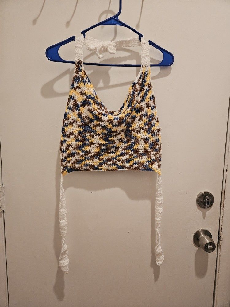 Handmade Halter Crop Top