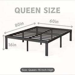 Heavy Duty Metal Bed Frame Still In Unopened Box 