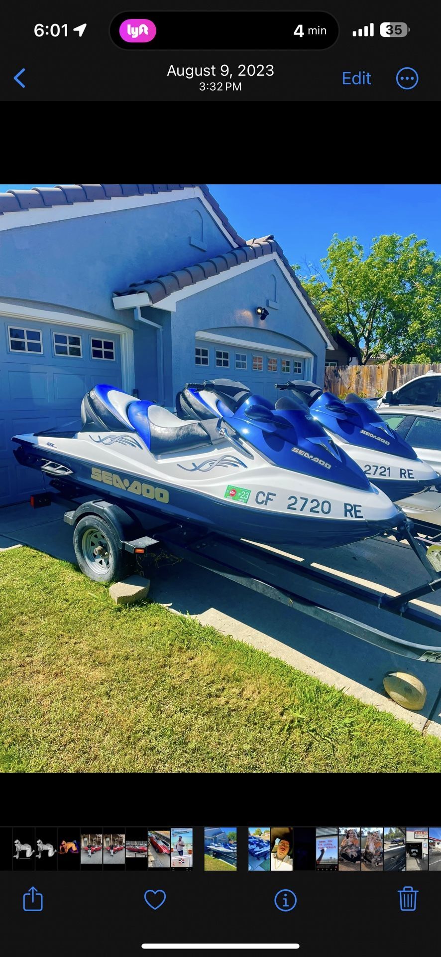 2012 Sea-Doo jet skis
