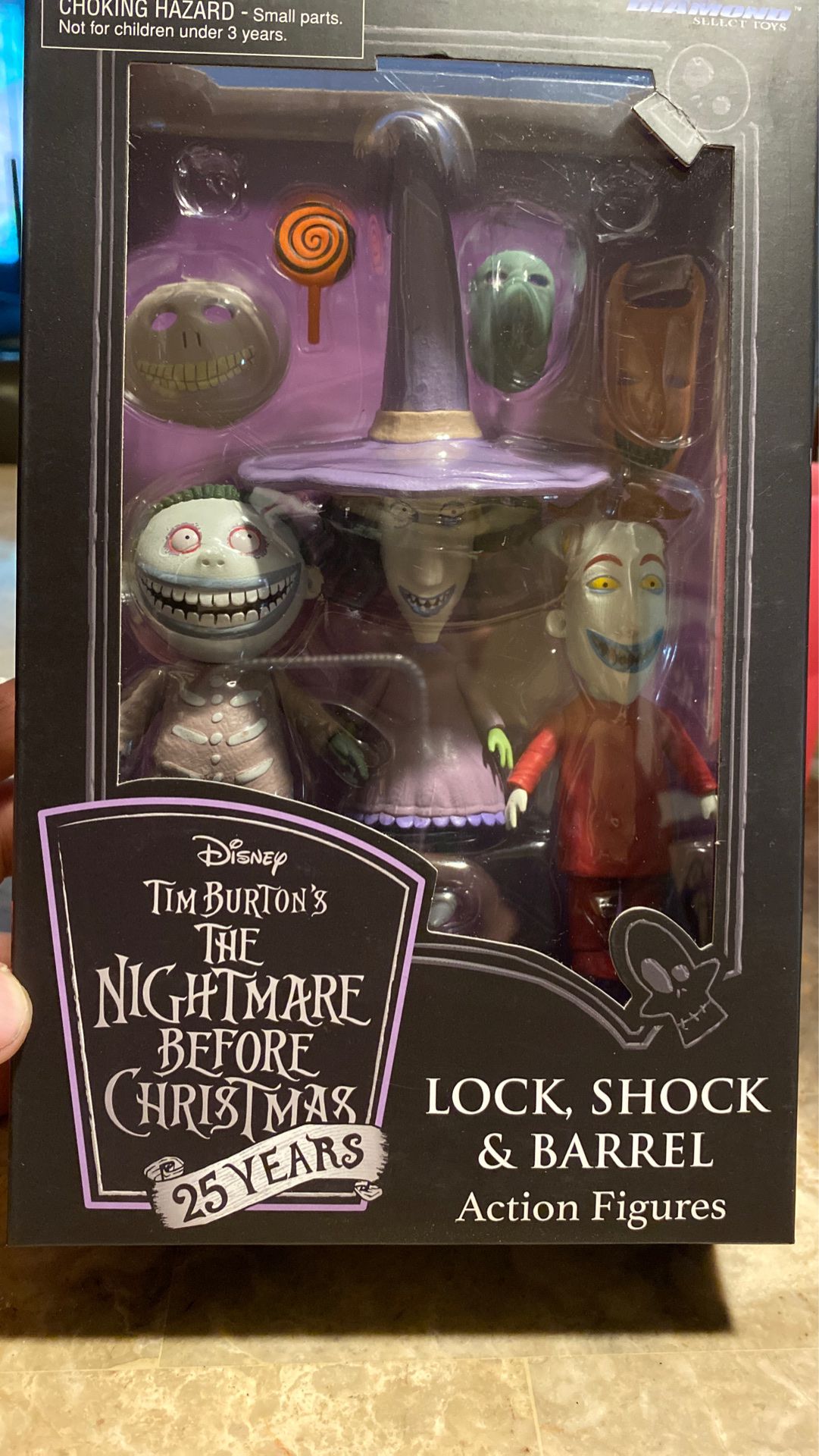 The nightmare before Christmas action figures