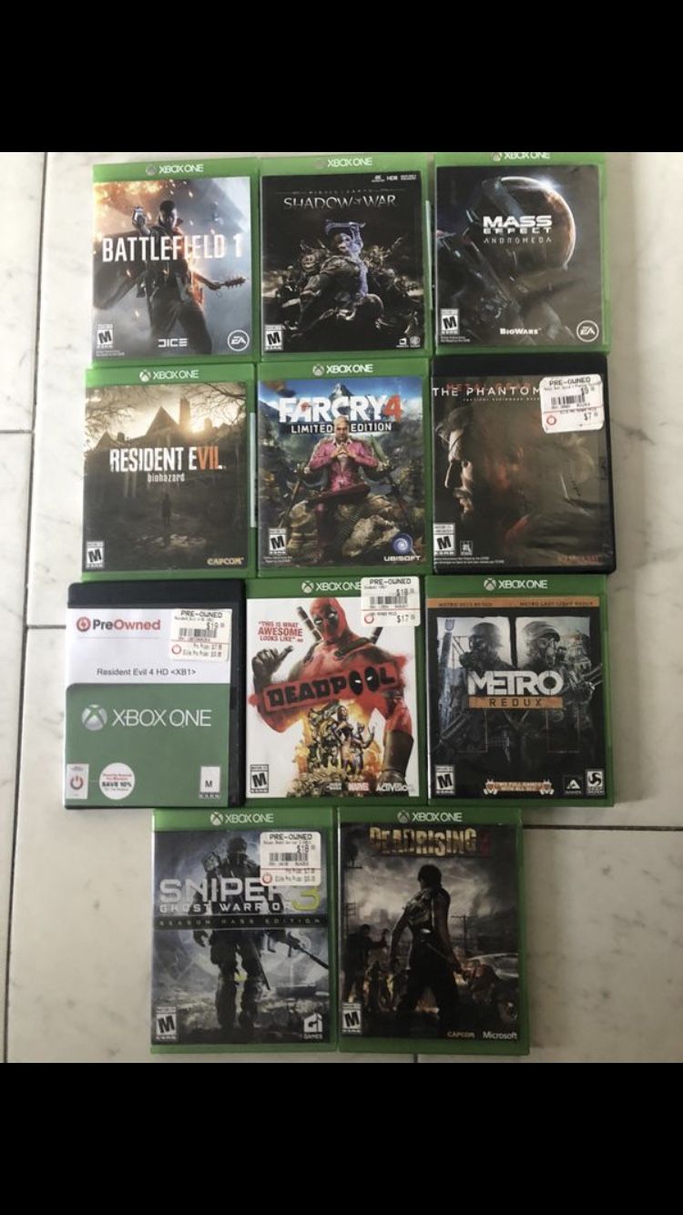 Xbox one 11 games