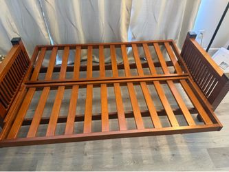 Beautiful Wood Futon  79X54 inches