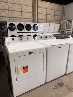 MAYTAG TOP LOAD WASHER & ELECTRIC DRYER SET - WARRANTY- NEXT DAY DELIVERY - PAYMENT PLANS