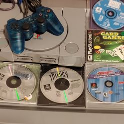 PlayStation 1 console bundle with 5 games tested