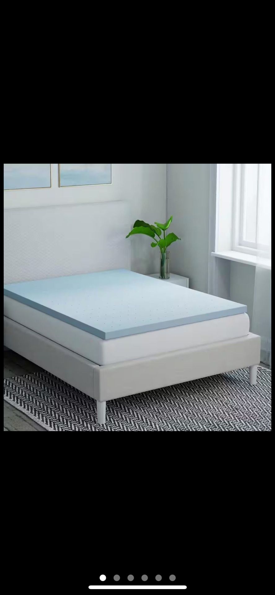 New 2 in. Gel Infused Memory Foam Full Mattress Topper