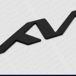 KIA Front or Rear Matte Black Emblem
