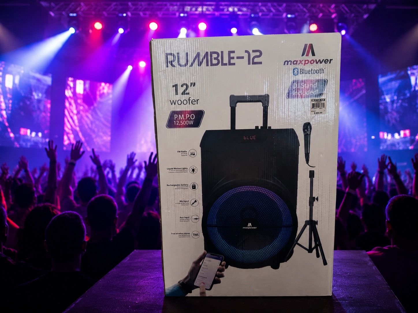 Rumble-12 speaker