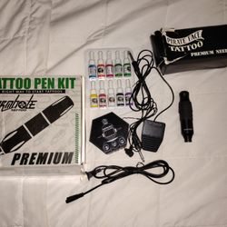 Tattoo Kit With Needles And Ink Included