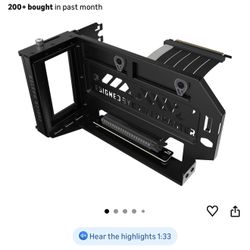 Cooler Master Vertical GPU bracket.