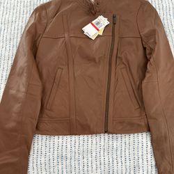  Michael Kors Leather Jacket