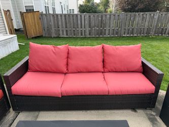 Outdoor  Wicker Couches Set of 3