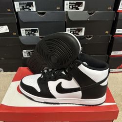 Nike Dunk High Retro Black White Panda DD1399-105 Size 12 Brand New