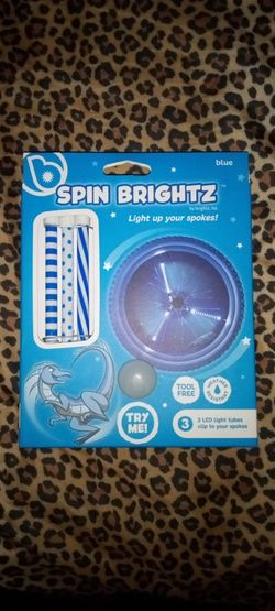 Spin Brightz Bicycle Wheel Flashing LED Lights (FOR NIGHT TIME USE) 2X AVAILABLE