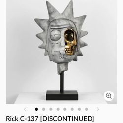 Rick And Morty - Rick C-137 Skull - New - Discontinued - Jack Of The Dust