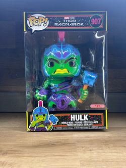 Funko Pop! Thor Ragnarok Hulk Black Light #907 Target Exclusive