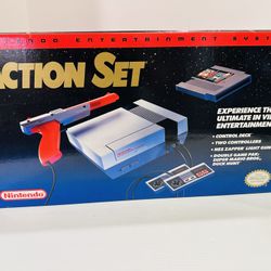 Working Nintendo NES Action Set In Original Box