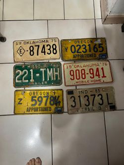CHAPAS ANTIGUAS DE USA DIFERENTES PRECIOS