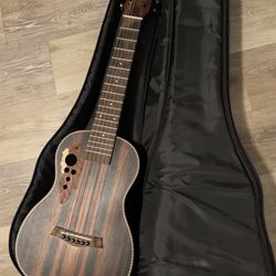 Caramel CB904G 30-inch electric guitalele, a mini 6-string nylon guitar