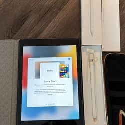 iPad 6 Gen and Apple Pencil Gen 1