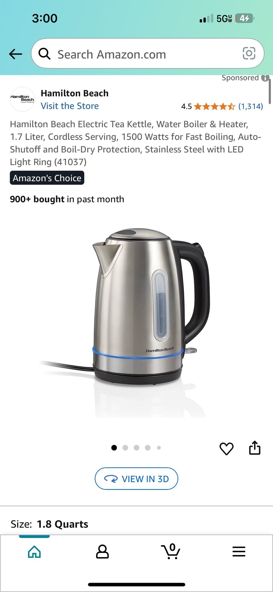 Hamilton Beach Kettle