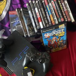 PS2 +2controllers +Memorycard