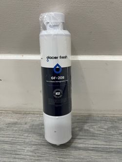 GlacierFresh GF-20B Refrigerator Water Filter for Samsung White Sealed No Box