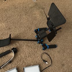 Filmmaking gear.