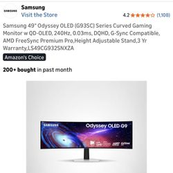 Samsung Curved Gaming Monitor
