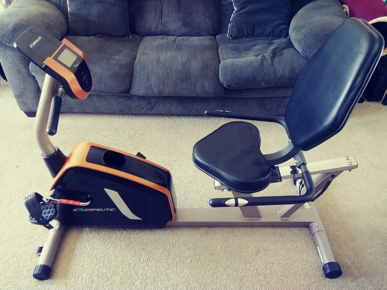 Recumbent excercise bike/ like new!