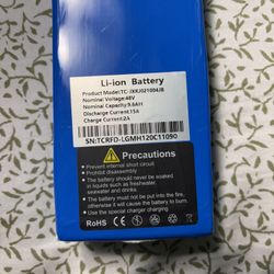 NEW 48V E-Bike Battery 9.6Ah – Ready for Pickup