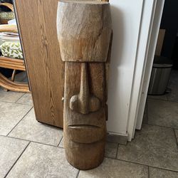 Tiki Head Coco Wood