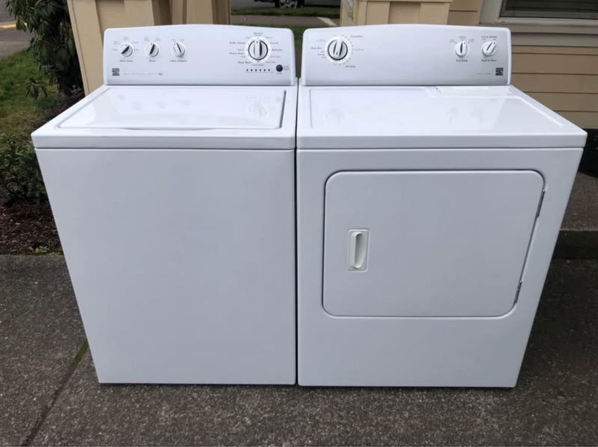 Kenmore Washer and Dryer