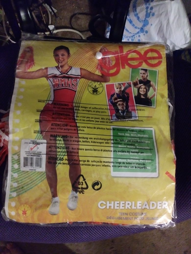 FREE Teen Size Glee Cheerleader Costume *Please read description*