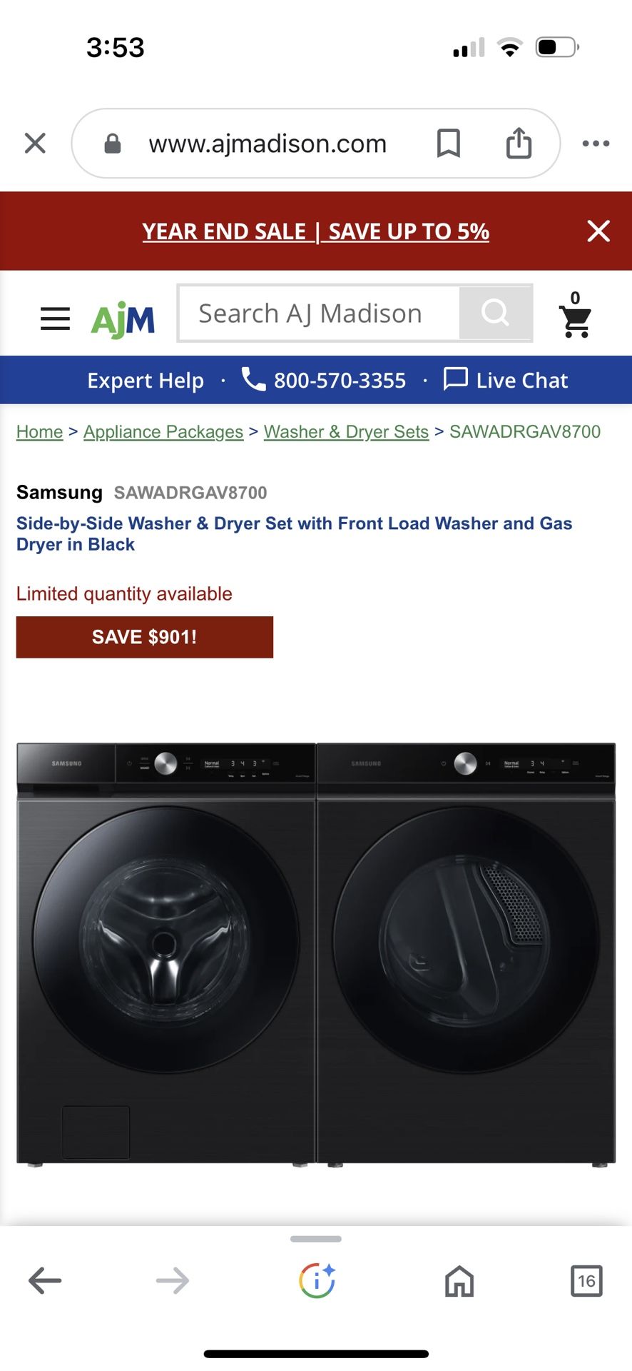 Samsung Washer And Dryer Combo