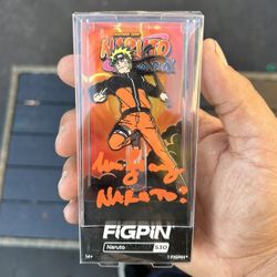 Naruto Shippuden FIGPIN Autographed 