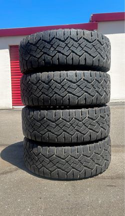 LT275/65R18- Wrangler Duratrac Tires, 9/32s
